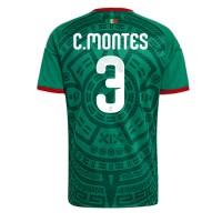 Stroje piłkarskie Meksyk Cesar Montes #3 Koszulka Podstawowej MŚ 2026 Krótki Rękaw